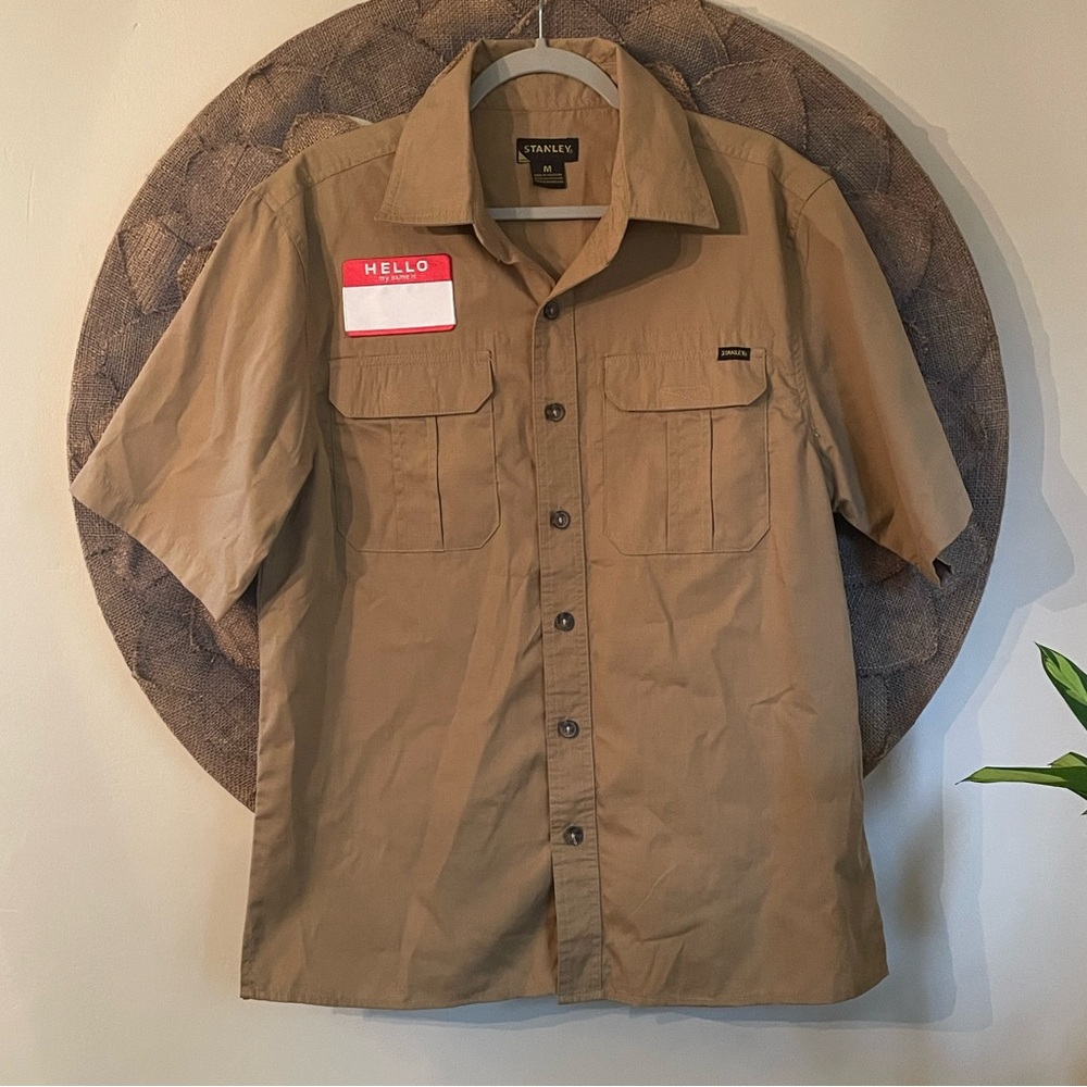 Stanley Workwear Short Sleeve Shirt with Hello Patch